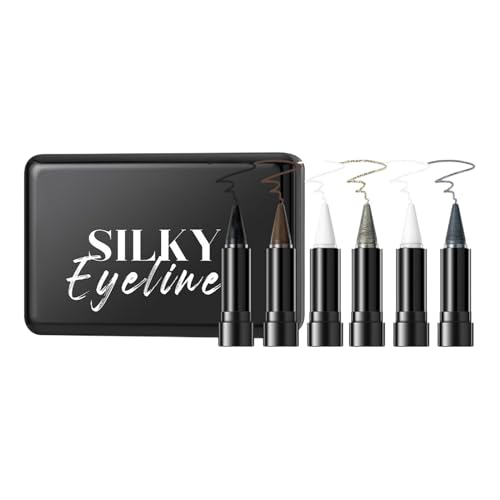 Huxibai Augenstifte für Damen – Highlighter – 6 Farben Glitzer glänzend wasserfest Make-up Damen für Abend Dating Event von Huxibai