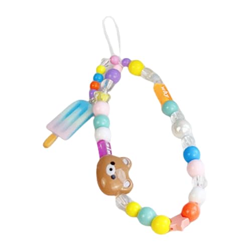 Huxibai Handykette mit Perlen - Stilvolle Handykette - modisches Accessoire für Taschen, Rucksäcke, Geldbörsen und Schlüssel, ideal für Frauen und Mädchen von Huxibai