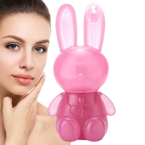 Huxibai Lippenplumper, feuchtigkeitsspendender Kaninchenbalsam, feuchtigkeitsspendender Lippenbalsam für Frauen und Mädchen, täglicher Gebrauch, Abendpflege, Make-up-Vorbereitung von Huxibai