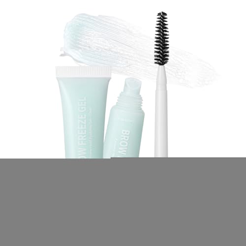 Huxibai Makeup Augenbrauen Gel - Natürlicher Augenbrauen Fixierer - 12 ml Lang Anhaltend Schnelltrocknend Natürlich Wasserdicht Gel mit Pinsel für Damen Party Hochzeit Mädchen Täglich Reise Festival von Huxibai