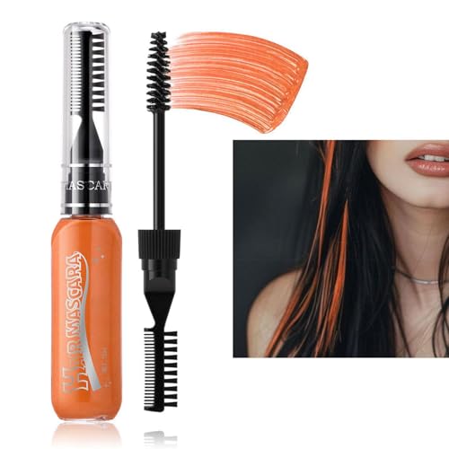 Huxibai Waschbarer Haarkreidekamm, Haarkreidekamm-Set | Mascara-Farbset für Frauen,Waschbares Haarkreide-Set mit 8 Farben, temporäre Haarfarbe, Haar-Highlighting-Zubehör für Erwachsene von Huxibai