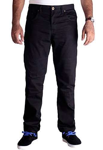 Huxlay Bros HB Aramid Verstärkte Herren-Motarrad-Jeans. Kostenlose Protektoren Enthalten. 5007 (32W x 32L) von Huxlay Bros