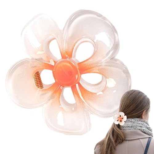 Blumen-Haarklammer | Starker Halt Blume Haarklammer - Rutschfeste Haarspangen Große Frauen Haarspangen für Strand Tropische Haarbedarf von Huyeruie