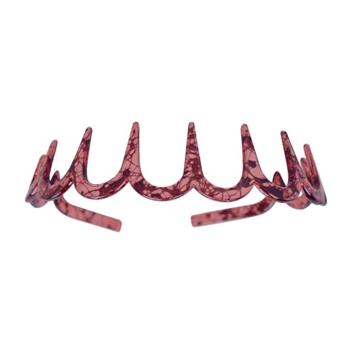 Gewelltes Stirnband – Sportmode Kopfbedeckung | Unisex-Haarreifen, Anti-Rutsch-Kopfbedeckung, Make-up-Stirnband für Damen und Herren, Haarschmuck von Huyeruie