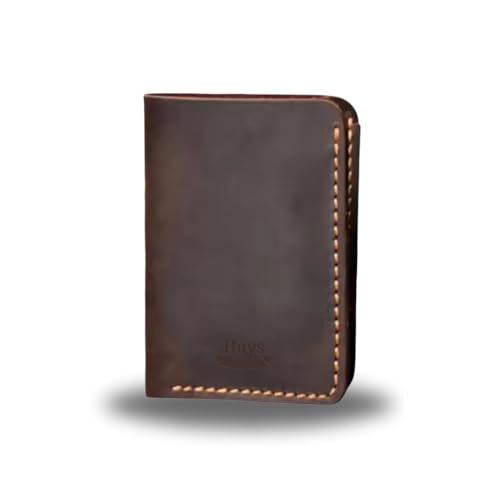 Huys Leder Geldbörse mit RFID Schutz/Brieftasche mit sechs Kartenfächern und Bargeldfach/Echte Lederbrieftasche/Mit Geschenkebox/Stabile Handgenähte Naht Huys Leder Geldbörse mit RFID Schutz/Brieftasche mit sechs Kartenfächern und Bargeldfach/Echte Lederbrieftasche/Mit Geschenkebox/Stabile Handgenähte Naht von Huys