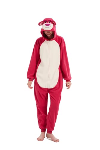 HvnTjvn Einteiler mit Tiermotiv, Einteiler, Cosplay-Kostüm, Schlafanzug für Damen und Herren, Lotso, M HvnTjvn Einteiler mit Tiermotiv, Einteiler, Cosplay-Kostüm, Schlafanzug für Damen und Herren, Lotso, M von HvnTjvn