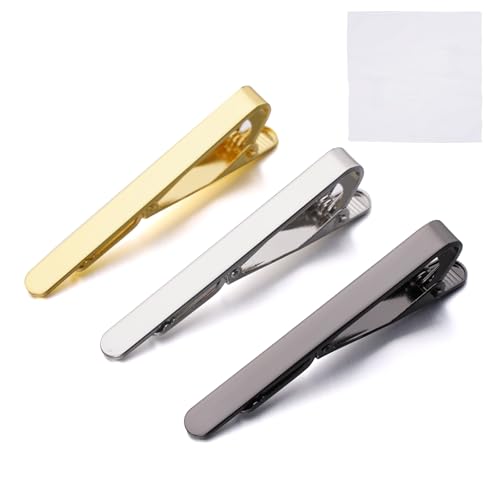 3 Stück Krawattennadel, Krawattennadeln für Herren, Krawattenklammer,Krawatte Klammer für TäGlich Hochzeit JubiläUm GeschäFt Vatertag Party Meeting Date Geschenk, Einstecktuch 3 Stück Krawattennadel, Krawattennadeln für Herren, Krawattenklammer,Krawatte Klammer für TäGlich Hochzeit JubiläUm GeschäFt Vatertag Party Meeting Date Geschenk, Einstecktuch von HweeWanX