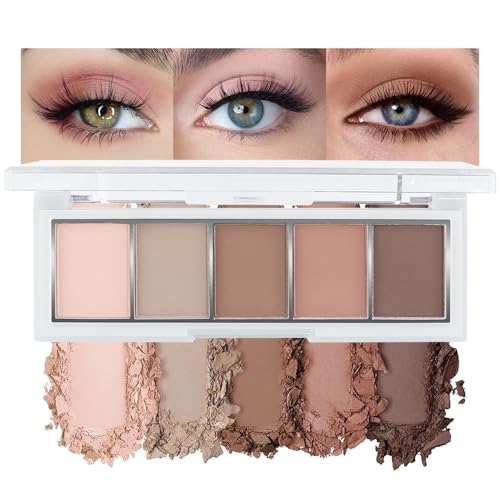 Hxssll - Fünf Farben Lidschatten Set: Enthält neutrale Farbtöne in Nude, Taupe und kühlen Brauntönen, die vielseitige Optionen für natürliche Alltags-Looks oder einen frechen Look bieten Hxssll - Fünf Farben Lidschatten Set: Enthält neutrale Farbtöne in Nude, Taupe und kühlen Brauntönen, die vielseitige Optionen für natürliche Alltags-Looks oder einen frechen Look bieten von Hxssll