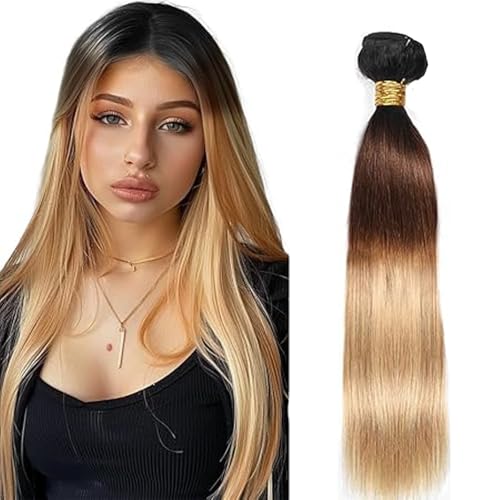 Hxxcoup Human Hair Bundles Sew in Bundles Human Hair Straight Echthaar Tressen Zum Einnähen 1B/4/27 Blonde Double Weft Extensions for Women Minimal Smell Minimal Tangle 32 Zoll Hxxcoup Human Hair Bundles Sew in Bundles Human Hair Straight Echthaar Tressen Zum Einnähen 1B/4/27 Blonde Double Weft Extensions for Women Minimal Smell Minimal Tangle 32 Zoll von Hxxcoup