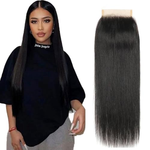 Hxxcoup Sew in Bundles Echthaar Tressen Zum EinnäHen Human Hair Bundles Straight Natural Black Double Weft Extensions 24 Inch with Minimal Smell Minimal Tangle 100g/pc for Women von Hxxcoup