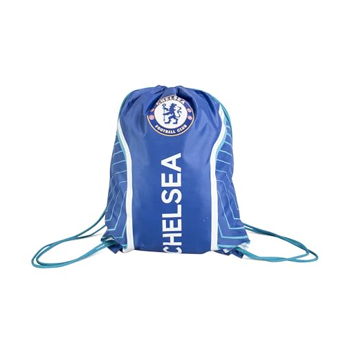 Hy-Pro Unisex Officially Licensed Chelsea F.c. Gym Sack-Flash, Drawstring Turnbeutel, blau/weiß, Einheitsgröße von Hy-Pro