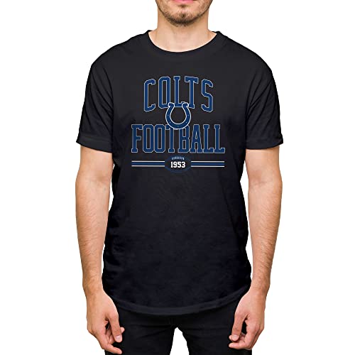 Hybrid Sports NFL Football Arch – Offizielles Lizenzprodukt für Erwachsene, kurzärmeliges Fan-T-Shirt für Männer und Frauen, Indianapolis Colts – Schwarz, XXL Hybrid Sports NFL Football Arch – Offizielles Lizenzprodukt für Erwachsene, kurzärmeliges Fan-T-Shirt für Männer und Frauen, Indianapolis Colts – Schwarz, XXL von Hybrid Sports