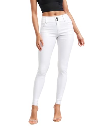 Hybrid & Company Damen Butt Lift v2 super bequemen Stretch-Denim Jeans 18 Plus Weiß Hybrid & Company Damen Butt Lift v2 super bequemen Stretch-Denim Jeans 18 Plus Weiß von Hybrid & Company