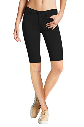 Hybrid & Company Damen Hyper Stretch Bermuda-Shorts X-Large Bermuda-schwarz von Hybrid & Company