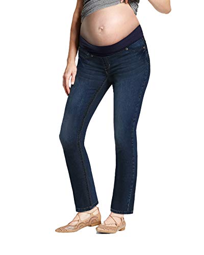 Hybrid & Company Damen Super bequemen Stretch Mutterschaft Bootcut Jeans Große Wash2 spülen von Hybrid & Company
