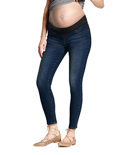 Hybrid & Company Super Comfy Stretch Women's Skinny Maternity Jeans PM5486S Medium BLU M von Hybrid & Company
