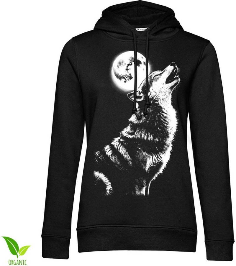 Hybris Hoodie Wolf Howl Girly Hoodie von Hybris