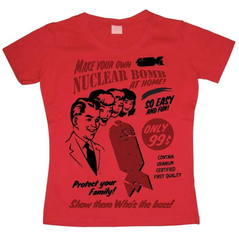 Hybris T-Shirt Make Your Own Nuclear Bomb Girly T-Shirt von Hybris