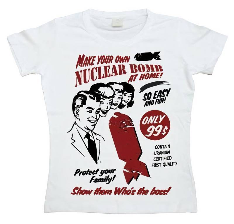 Hybris T-Shirt Make Your Own Nuclear Bomb Girly T-Shirt von Hybris