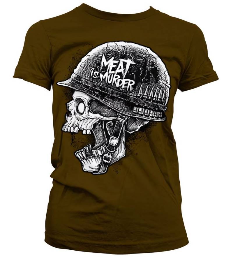 Hybris T-Shirt Meat Is Murder Girly T-Shirt von Hybris