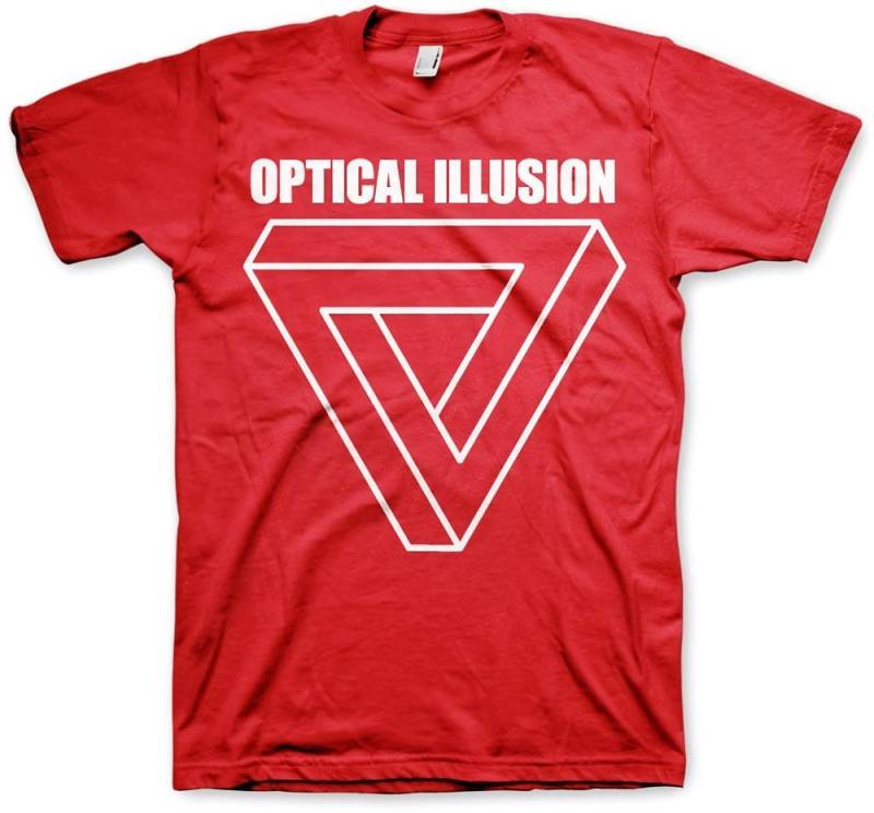 Hybris T-Shirt Optical Illustion Infinity Triangle T-Shirt von Hybris