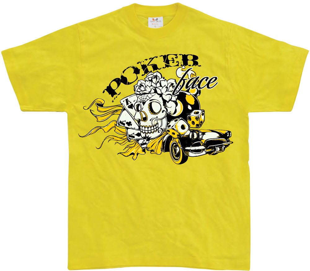 Hybris T-Shirt Poker Face T-Shirt Hybris T-Shirt Poker Face T-Shirt von Hybris