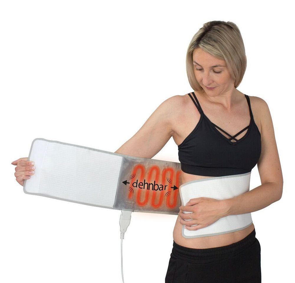 Hydas Bandage Stützgürtel mit Heizkissen, Für den Einsatz im Rückenbereich von Hydas