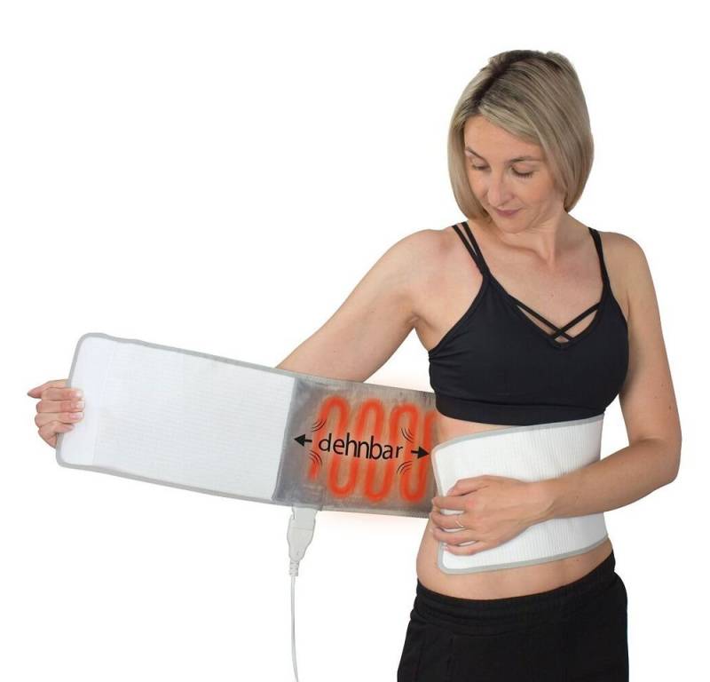 Hydas Bandage Stützgürtel mit Heizkissen, Für den Einsatz im Rückenbereich von Hydas