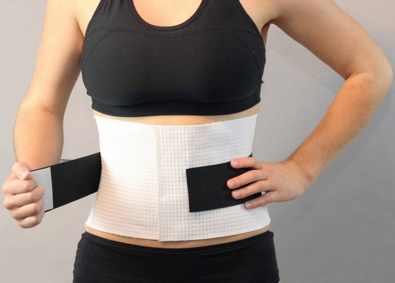 Hydas Bauch- und Rückenstützgürtel aus temperaturausgleichendem Material, bei Muskelschwäche, Bandscheibenbeschwerden uvm. von Hydas