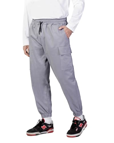 Hydra Clothing Herren Cargo Kuzi Jogginghose, Grigio, 31-35 von Hydra Clothing