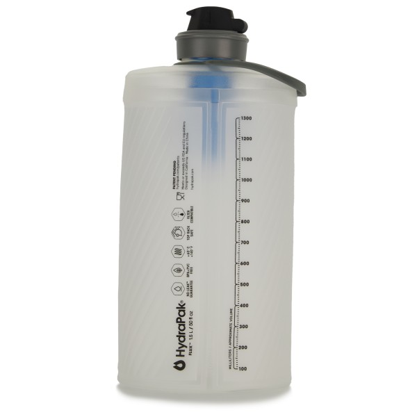 HydraPak - Flux+ Bottle Filter Kit - Trinkflasche Gr 1,5 l grau von Hydrapak