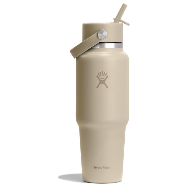 Hydro Flask - Wide Flex Straw Travel Bottle - Trinkflasche Gr 710 ml beige von Hydro Flask