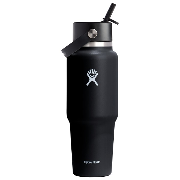 Hydro Flask - Wide Flex Straw Travel Bottle - Trinkflasche Gr 710 ml schwarz von Hydro Flask
