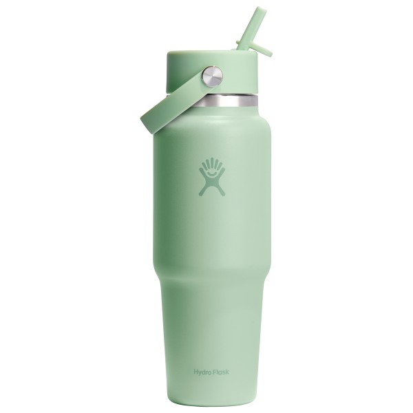 Hydro Flask - Wide Flex Straw Travel Bottle - Trinkflasche Gr 946 ml grün von Hydro Flask