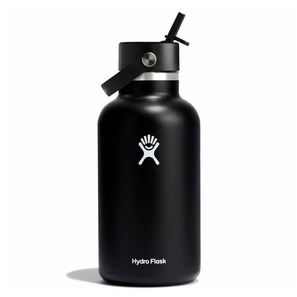 Hydro Flask - Wide Mouth With Flex Cap 64oz - Trinkflasche Gr 1893 ml schwarz von Hydro Flask