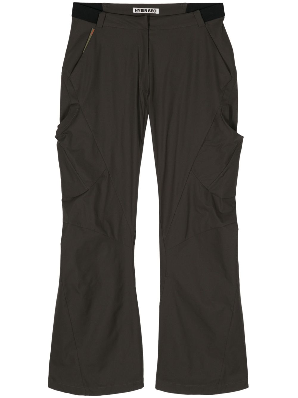 Hyein Seo belted bootcut trousers - Grau von Hyein Seo