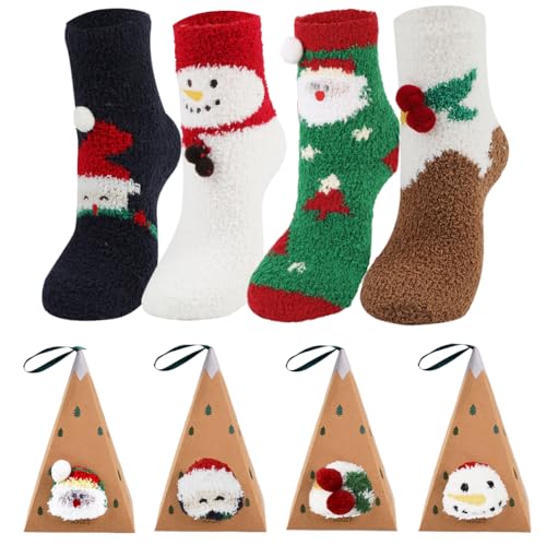 Hylzo Weihnachtssocken Damen,Socken Weihnachten Frauen Komfortabel Flauschige Socken Winter Warme Kuschelsocken Socken Damen Für 35-38 Christmas Socks Unisex Weihnachts Geschenke Hylzo Weihnachtssocken Damen,Socken Weihnachten Frauen Komfortabel Flauschige Socken Winter Warme Kuschelsocken Socken Damen Für 35-38 Christmas Socks Unisex Weihnachts Geschenke von Hylzo