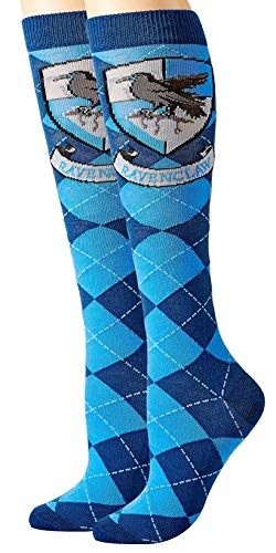 Harry Potter Argyle-Kniestrümpfe für Junioren/Damen, Blau, 36.5-43 EU von HYP