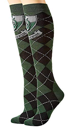 Harry Potter Argyle Juniors/Damen Kniestrümpfe, Grün , 36.5-43 EU von HYP