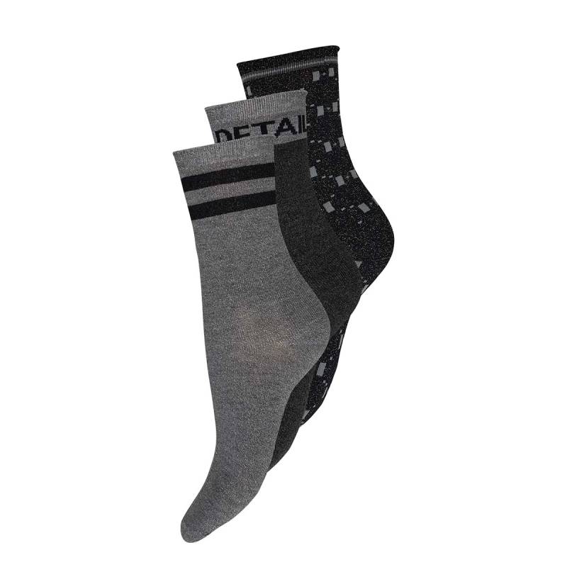 Hype The Detail 3-Pack Strümpfe, Schwarz, Größe: 37/41, Damen von Hype The Detail