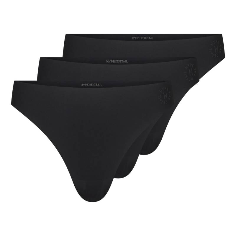 Hype The Detail 3-pack String, Schwarz, Größe: M, Damen von Hype The Detail