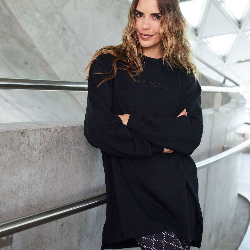 Hype The Detail Sweat Bluse, Schwarz, Größe: XS, Damen von Hype The Detail