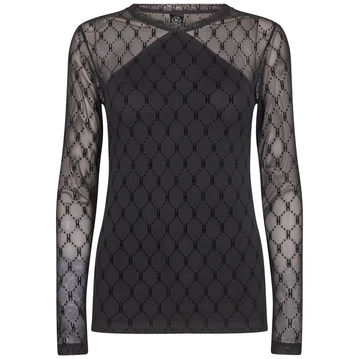 Hype The Detail Mesh Bluse, Farbe: Schwarz, Größe: XS, Damen von Hype the detail