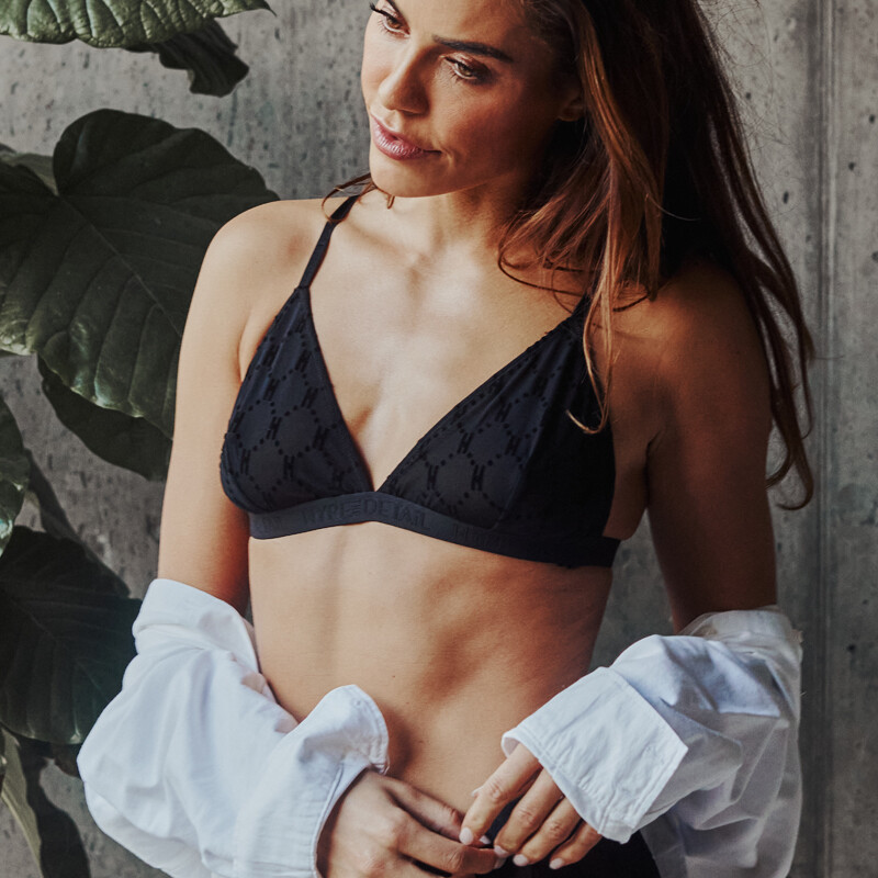 Hype The Detail Mesh Bralette BH, Farbe: Schwarz, Größe: S, Damen von Hype the detail