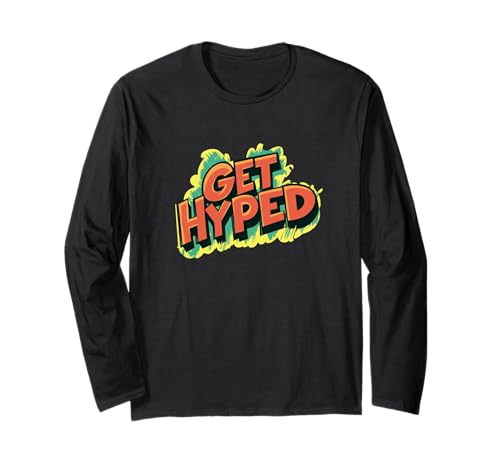 Hyped Logo Kostüm für Coole Jungen und Mädchen Langarmshirt von Hyped Outfit