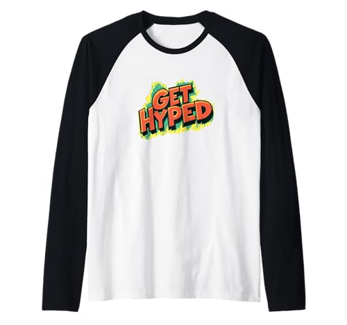 Hyped Logo Kostüm für Coole Jungen und Mädchen Raglan von Hyped Outfit