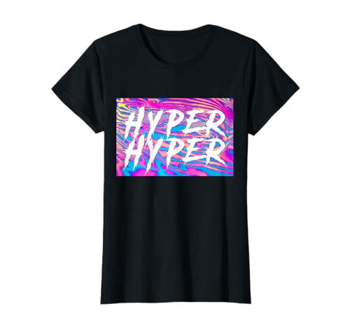 90er Jahre Rave Outfit Damen Techno Festival T-Shirt 90er Jahre Rave Outfit Damen Techno Festival T-Shirt von Hyper Hyper