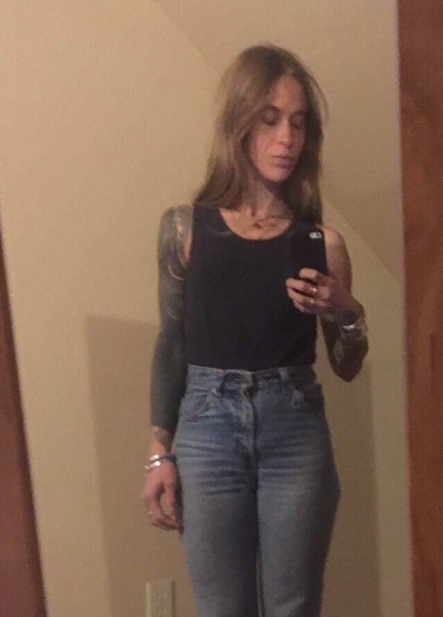 Verkauf 1980Er Jahre Schwarz Tank Oben Rippe Stricken Gerippt 80Er 90Er 1990Er S M Größe Kleine Bis Mittlere Leere Einfache Single Stitch von HypnoticaVintage