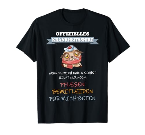 Hypochonder Bemitleiden Immunsystem Krankmeldung - Offizielles Krankheitsshirt - Erkältung Männergrippe Fieber T-Shirt - Schwarz, S - Herren, Männer, Casual Hypochonder Bemitleiden Immunsystem Krankmeldung - Offizielles Krankheitsshirt - Erkältung Männergrippe Fieber T-Shirt - Schwarz, S - Herren, Männer, Casual von Hypochonder Bemitleiden Immunsystem Krankmeldung