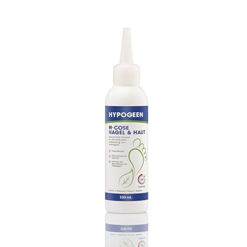 Hypogeen M-cose Nagelpilz 100ml - Nagelpilz behandlung - Enthält Teebaumöl, Glycerin und Allantoin - Wasserfrei - Revitalisierend - Für Fuß- und Handpflege - schnelles Ergebnis - Flasche 100ml Hypogeen M-cose Nagelpilz 100ml - Nagelpilz behandlung - Enthält Teebaumöl, Glycerin und Allantoin - Wasserfrei - Revitalisierend - Für Fuß- und Handpflege - schnelles Ergebnis - Flasche 100ml von Hypogeen